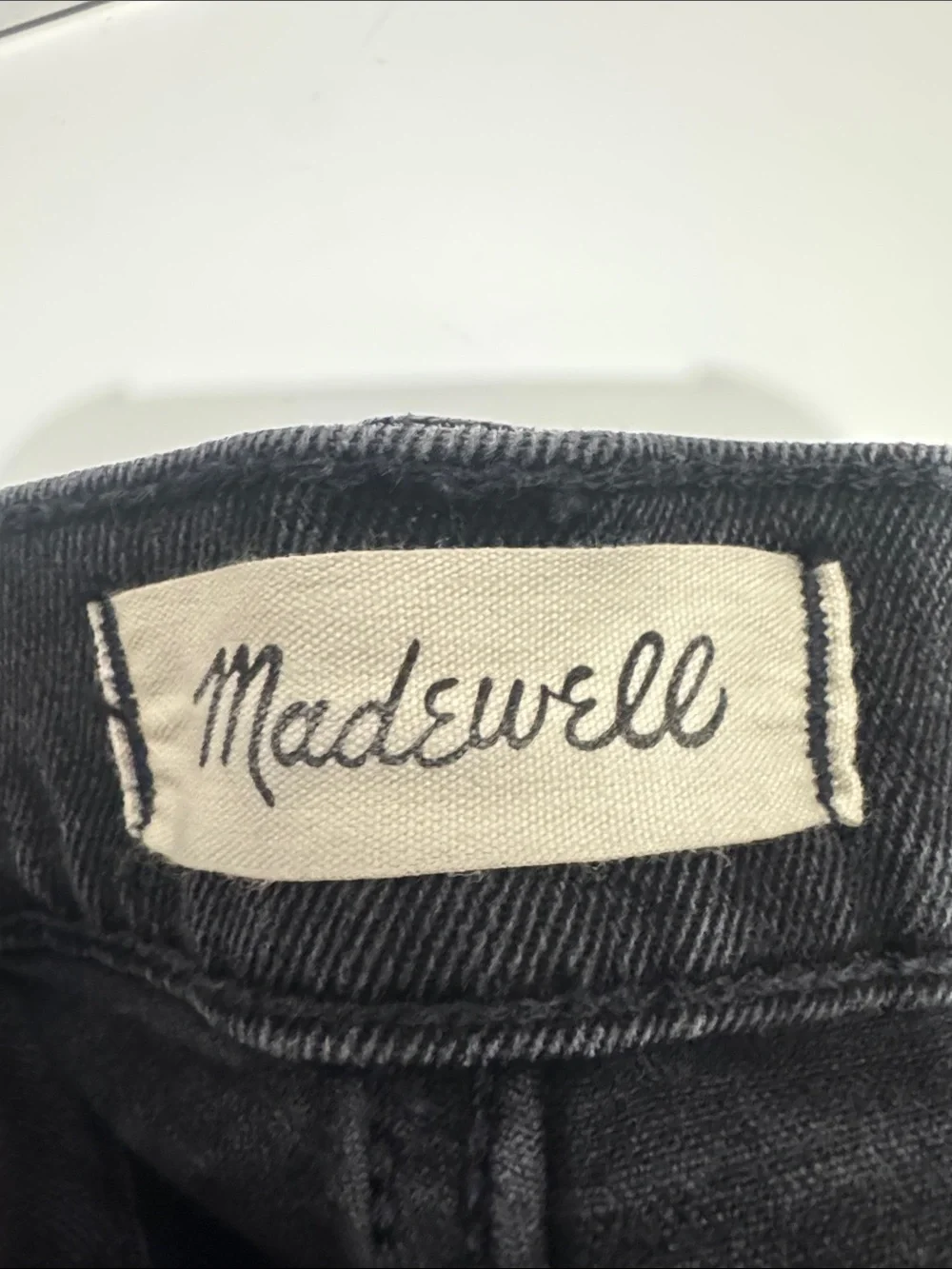 MADEWELL - High-Rise Denim Shorts - Black Size 30